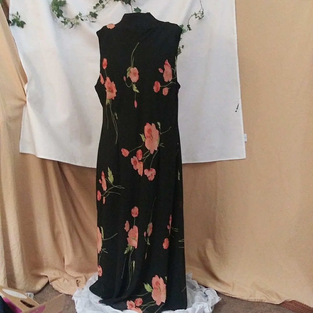 Dress Barn poppy black dress - Picture 1 of 4